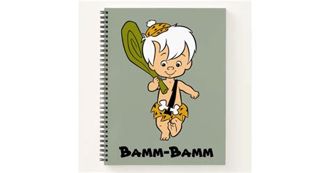 The Flintstones Bamm Bamm Rubble Notebook Zazzle