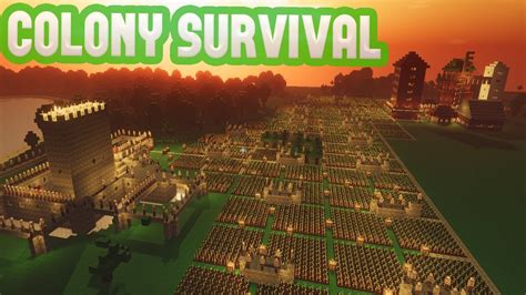Colony Survival 1000 Colonists Mods Updates And Rapid Expansion