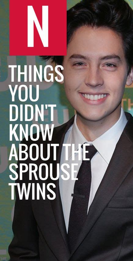 Things You Didn T Know About The Sprouse Twins Things You Didnt Know Twins Twin Life