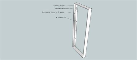If the doorway already had doors in it, you'll need. DIY door frame pull-up bar - Home Improvement Stack Exchange