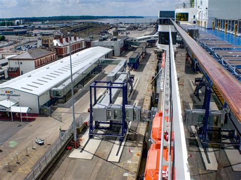 I was shopping around cruise compete looking for a cruise for next year when this website: Harwich - International Cruise Terminal - ADELTE