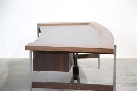 Vintage Rosewood Modernist Office Desk For Sale At Pamono