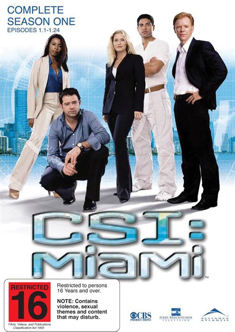 Miami starts off its third season with the death of a team member (lost son) during a jewelry heist. CSI: Miami season 1 in HD - TVstock