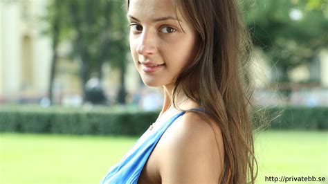 Model Brunette Adults Russian Blue Dress Woman 1080p Maria