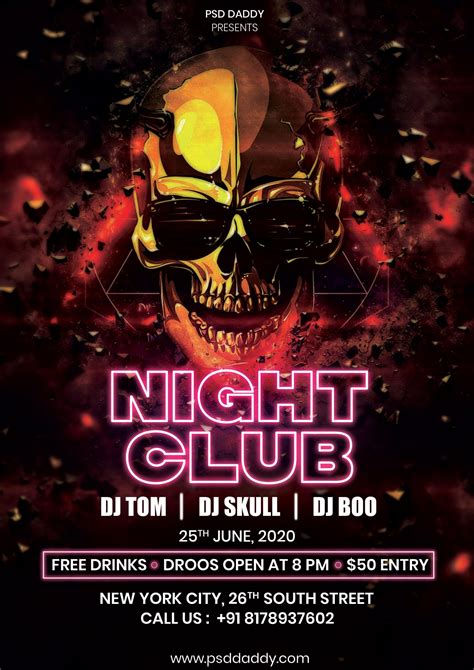 Night Club Flyer Design
