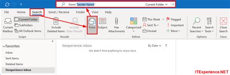 Fix For Search Ribbon Missing In Outlook