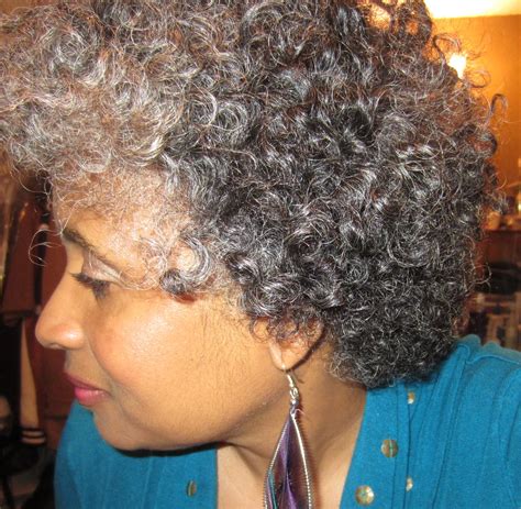 By the time she was 14, she. GOING GRAY NATURALLY.....: TWIST OUT ON GRAY NATURAL HAIR.