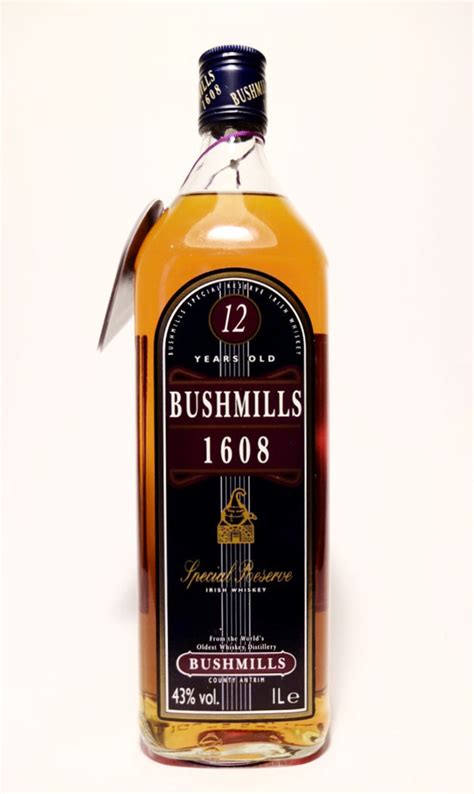 Bushmills 12 Year Old Special Reserve Irish Whiskey 1990s 43 100c