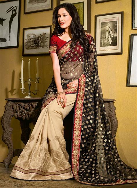 Latest Indian Party Wear Fancy Sarees Designs Collection 2018 2019