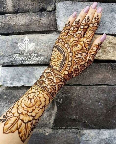 Most Attractive Rose Mehndi Designs To Try Wedandbeyond Rose