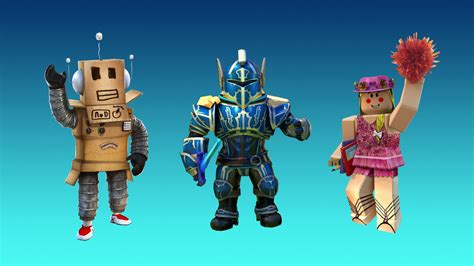 Roblox Characters In Blue Background Hd Games Wallpapers Hd