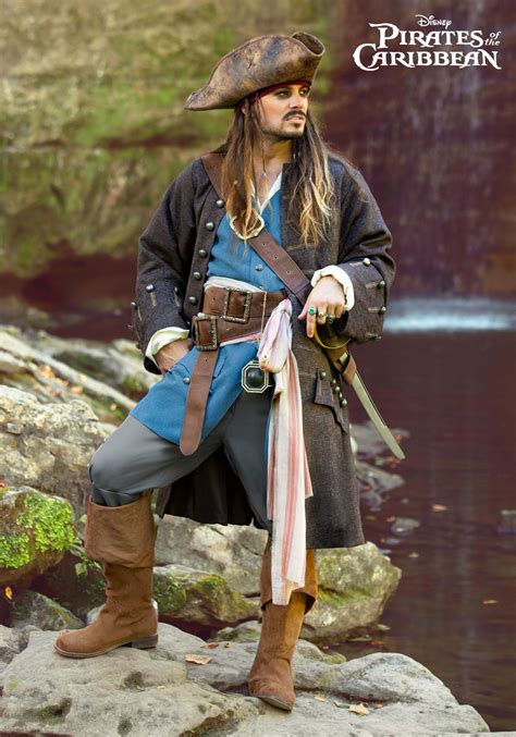 Exclusive Authentic Captain Jack Sparrow Costume For Men
