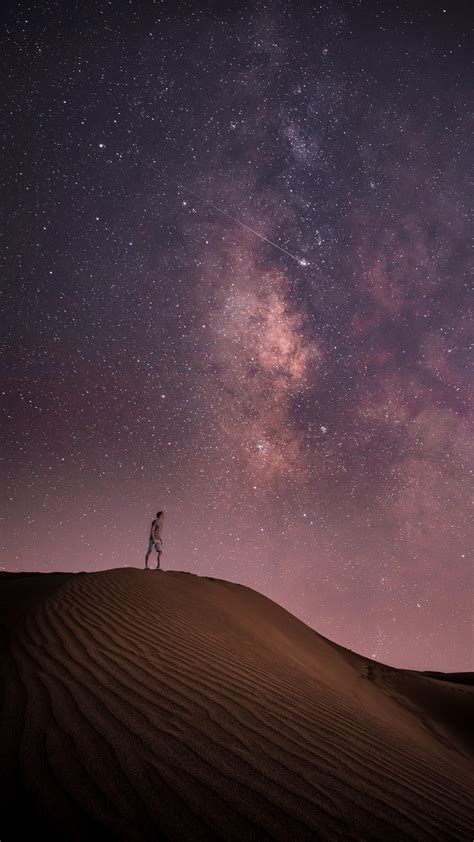 Itap Of Me In The Desert With The Milkyway Glistening Overhead R