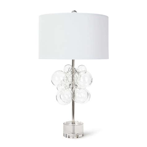 Bubbles Table Lamp Clear Table Lamp Polished Nickel Bubble Chandelier