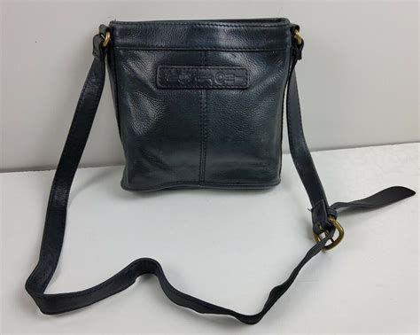 Vintage 1954 Fossil Pebbled Leather Shoulder Bag 7508 Gem