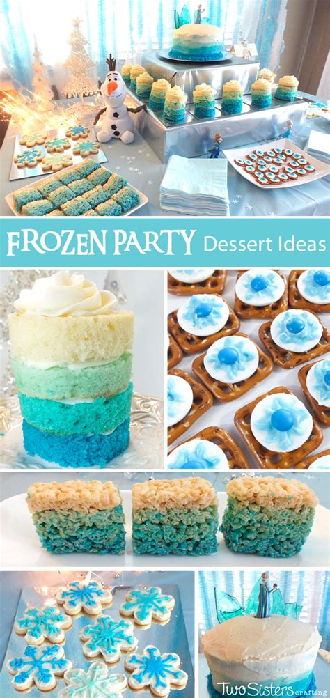 (affiliate link.) heather and i are headed to the disney social media moms conference tomorrow (follow us on instagram to see us goof around with other bloggers against the backdrop of disneyland) so i thought it would be a good time to share ideas for a frozen birthday party. Disney Frozen Dessert Table - Two Sisters