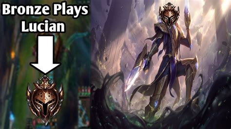 Bronze Plays Lucian In His Brother S Acc League Of Legends Youtube
