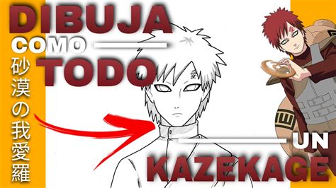 Como Dibujar A Gaara De Naruto Shippuden Paso A Paso Otosection