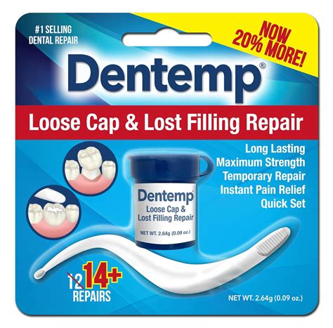 Dentemp Maximum Strength Dental Cement 06 Ounce Health