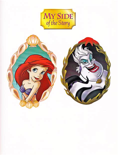 Walt Disney Book Scans The Little Mermaid My Side Of The Story