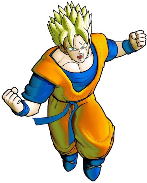 Raging blast 2 is a fighting video game and the 2010 sequel to the 2009 game, dragon ball: Future Gohan art in RB2