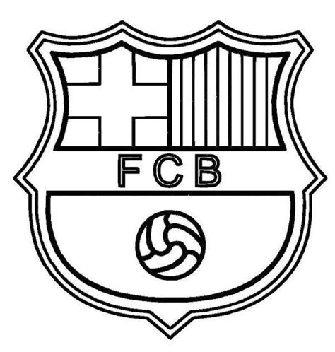 Barcelona Logo Soccer Coloring Pages Sports coloring pages, Football