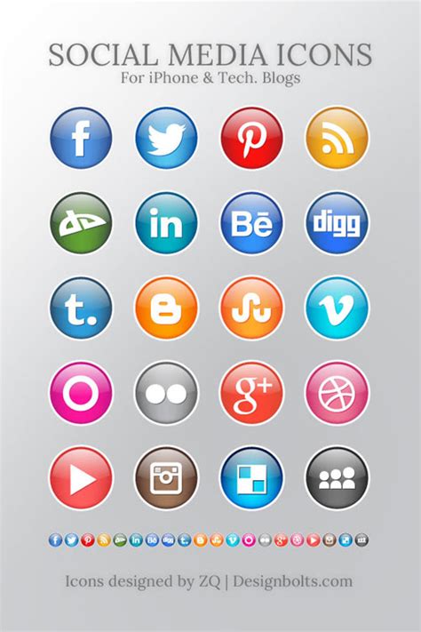 Vecteezy is one of the largest graphics communities in the world, where millions of artists and illustrators contribute and collaborate. 50+ Best Free Social Media Icons Collection | PNG, PSD ...