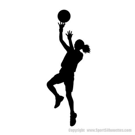 Basketball female player silhouette illustrations & vectors. GIRL BASKETBALL PLAYER SILHOUETTES (Basketball Decor) Female Basketball Player Vinyl Decal