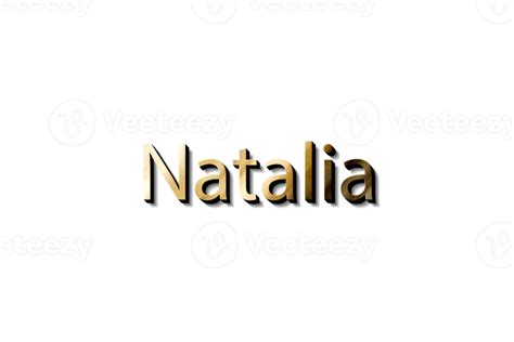 Natalia Name 3d 15733108 Png