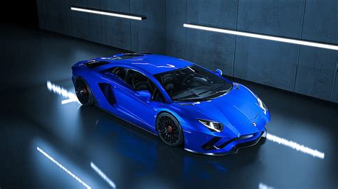 Vehículo Automóvil Superdeportivos Lamborghini Autos Azules
