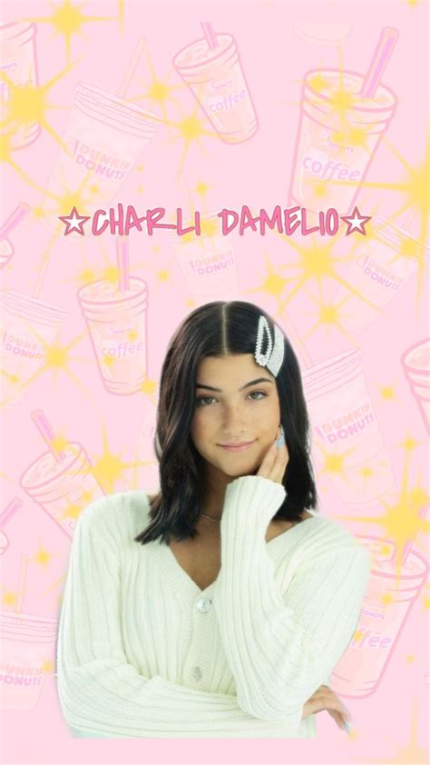 Charli d'amelio (@charlidamelio, charli damelio) on tiktok | 5.9b likes. Charli damelio wallpapers | Wallpaper, Love you all, Dunkin