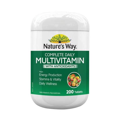 Vitamin Tổng Hợp Natures Way Complete Daily Multivitamin 200 Viên Tích