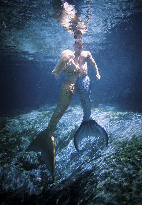 Mermaid And Merman Photograph By Steve Williams Fine Art America