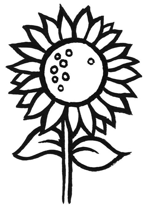 Sunflower Coloring Pages Printable - Relax and Unwind with Nature