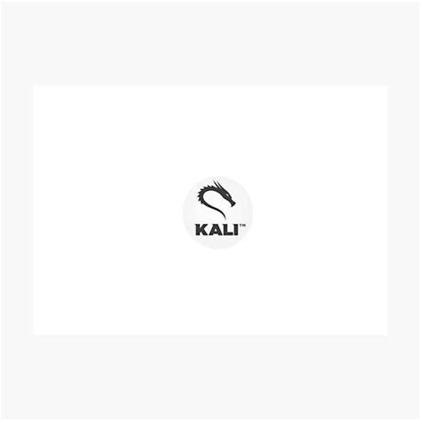 Kali Linux Round Logo Photographic Print For Sale By Rimek Redbubble