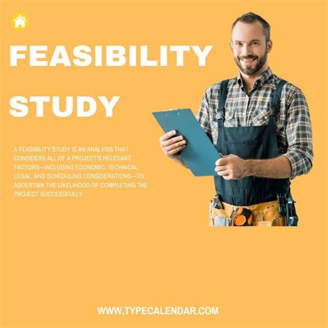 Printable Free Feasibility Study Template Examples