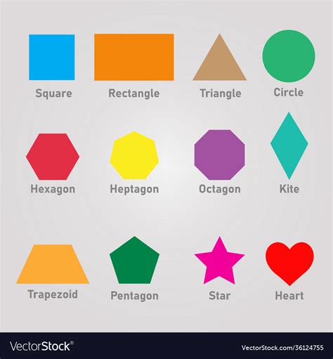 Shapes Names 30 Popular Names Of Shapes With ESL Image English Study