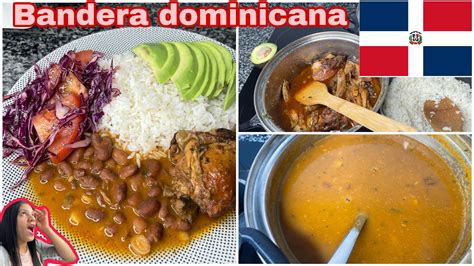 la bandera dominicana 🇩🇴 ¡cómo hacer una comida típica de la república dominicana aquí te enseño