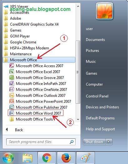 Cara Membuka Microsoft Word Beserta Gambarnya Di Komputer Komp