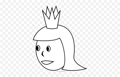 Queens Head Vector Drawing Vector Graphics Emojiqueen Chess Piece