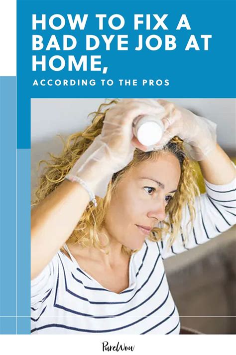 I dyed my hair bleach blonde and chopped it all off. How to Fix a Bad Dye Job at Home, According to the Pros in ...