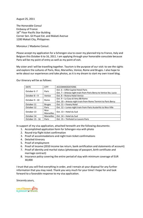 Bank statement / traveller's cheque. Visa cover letter malaysia