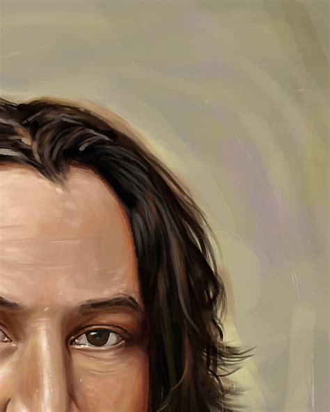 Keanu Reeves Portrait Painting Procreate On Behance