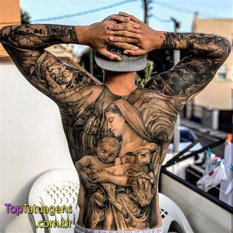 Tatuagens Masculina Nas Costas Retro Tattoos Trendy Tattoos Unique Tattoos Beautiful