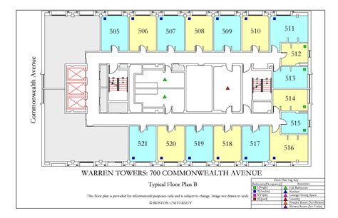 Warren Towers Floor Plans Boston University Housing