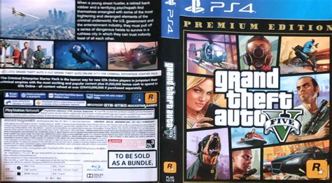 Grand Theft Auto V Premium Edition Playstation 4 Scans Rockstar