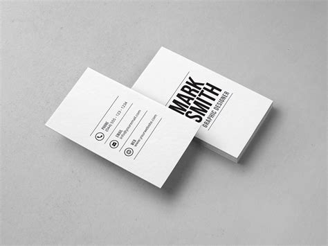 Minimal Business Card Template 28 Graphic Pick