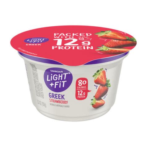 Dannon Light Fit Yogurt Nonfat Strawberry Greek