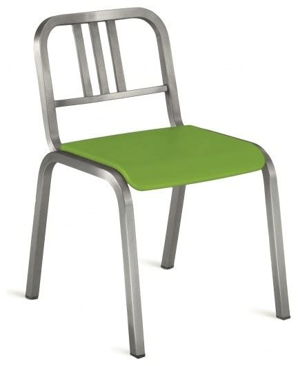Modern stacking chairs, outdoor restaurant chairs, stacking chairs. Nine-0 Stacking Chair - Modern - Chairs - by Design Public