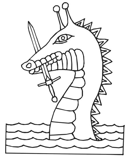 Sword Coloring Pages to download and print for free